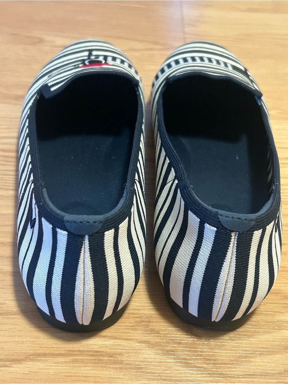 Vivaia navy striped shoe with dog - Picture 2 of 7